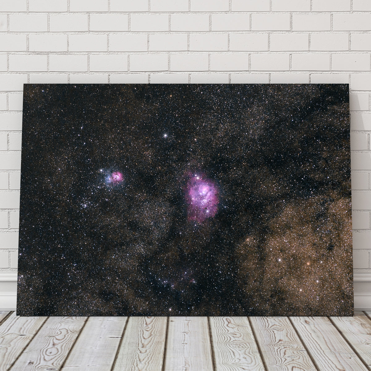 Stunning Lagoon and Trifid Nebula Wall Art by Sofia Leite Fonseca