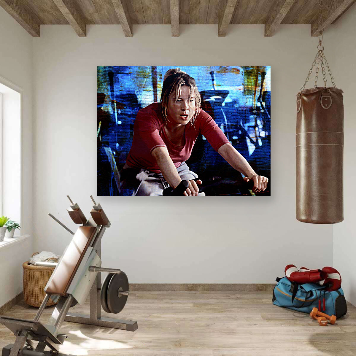 Bridget Jones Workout Inspiring Wall Art for Fitness Enthusiasts