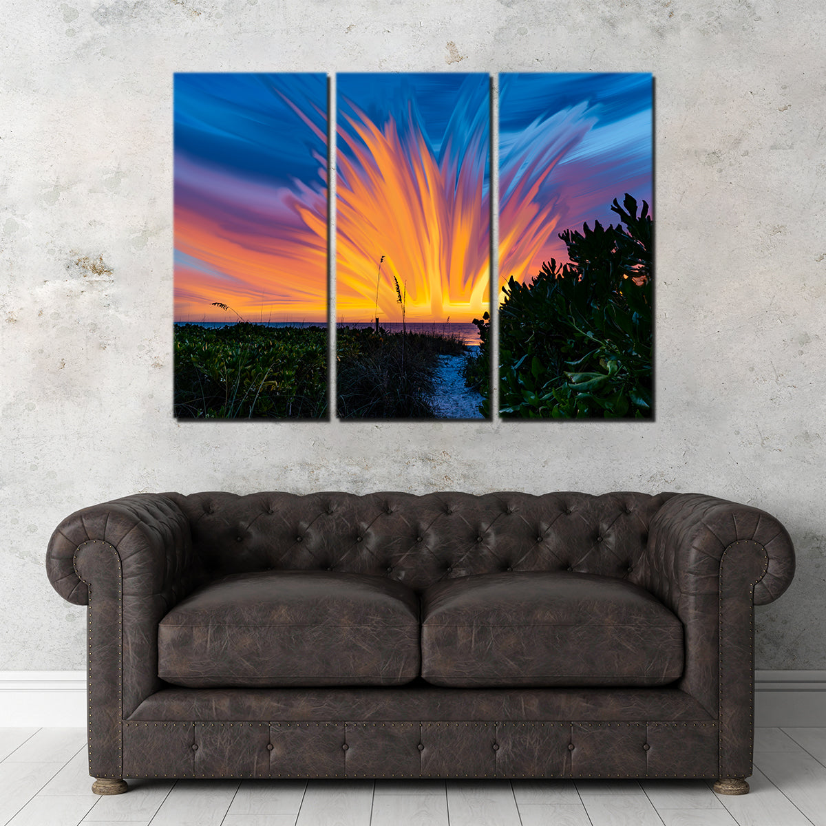 Stunning Fire Sky Wall Art by Eileen Rollin