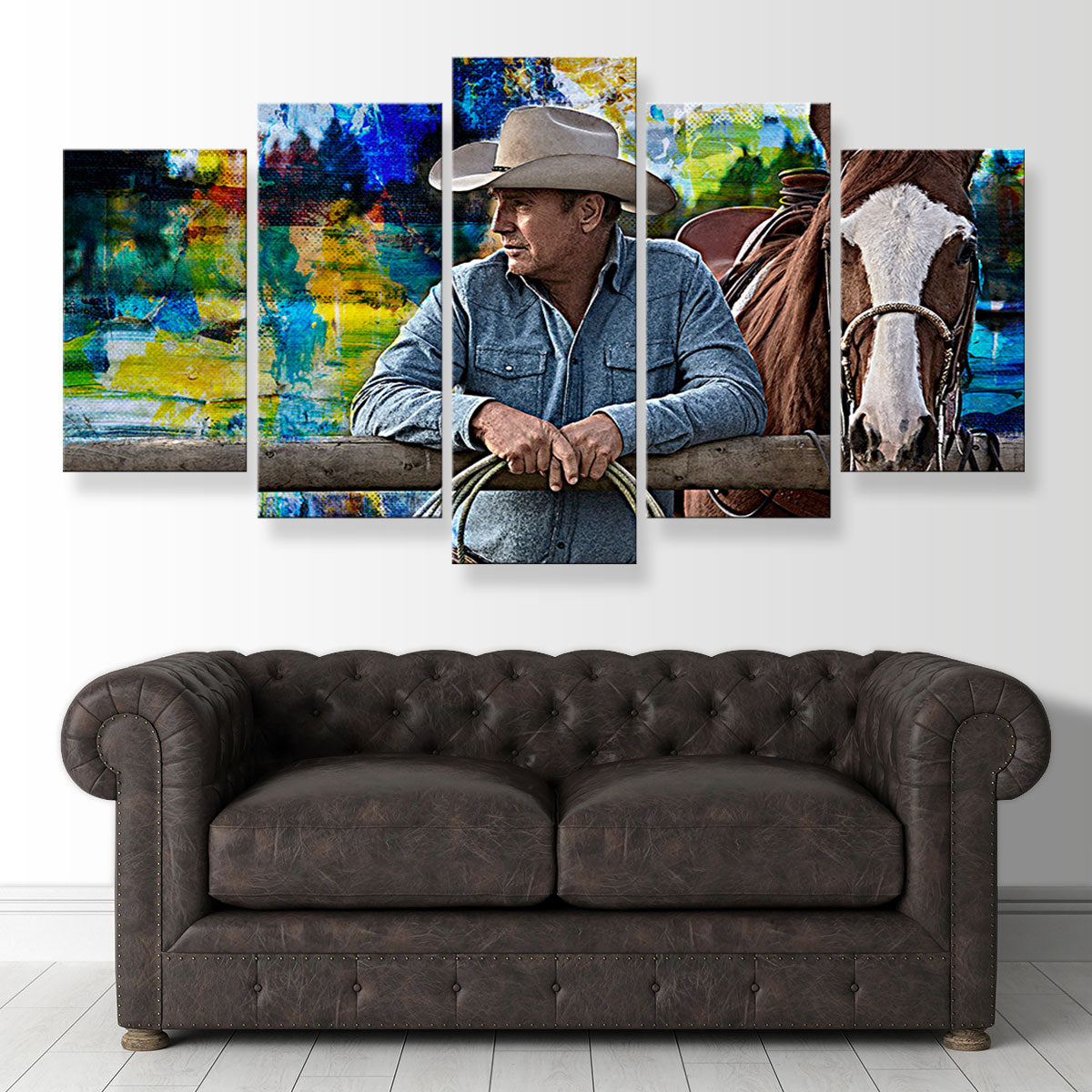 Stunning John Dutton & Horse Wall Art for Your Home Decor