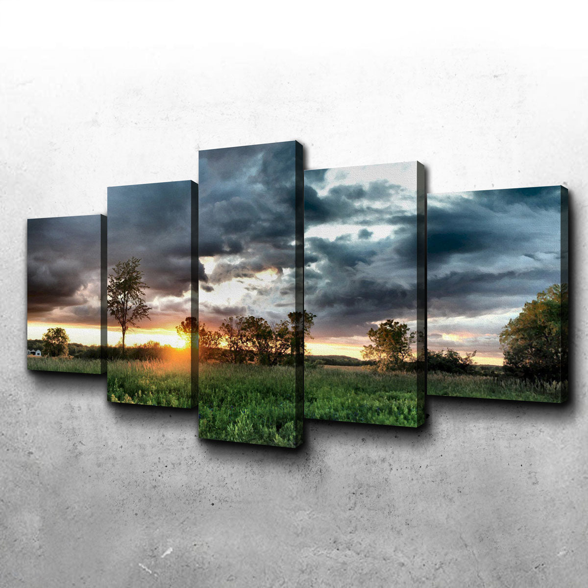 Exquisite Field & Sunset Wall Art for Stunning Home Decor
