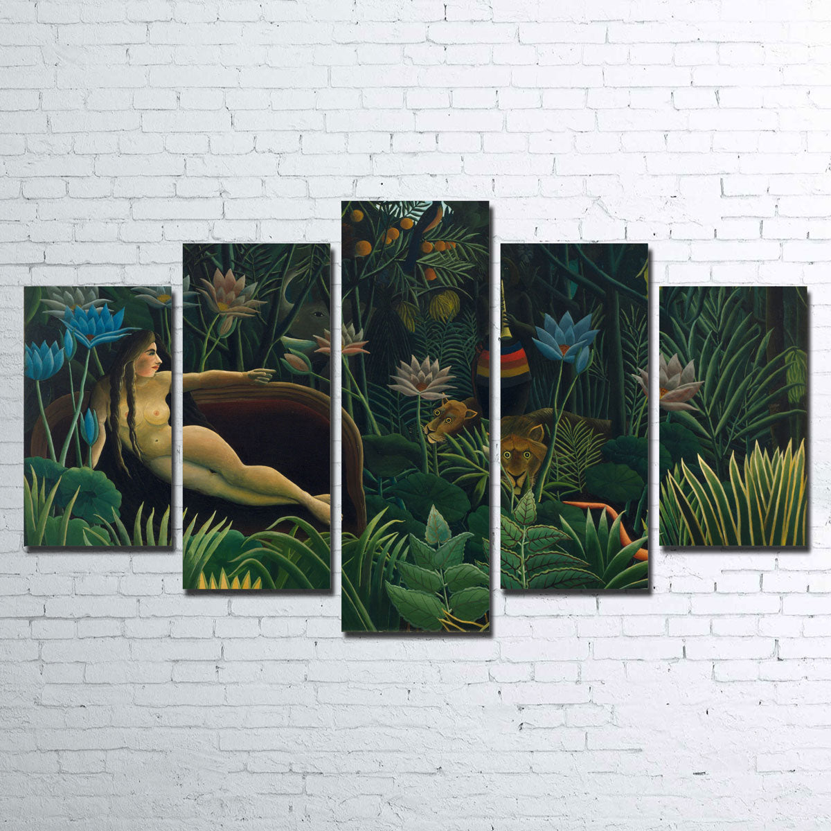 Exquisite Le Rêve Wall Art by Henri Rousseau