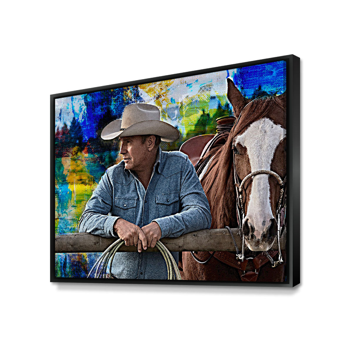 Stunning John Dutton & Horse Wall Art for Your Home Decor