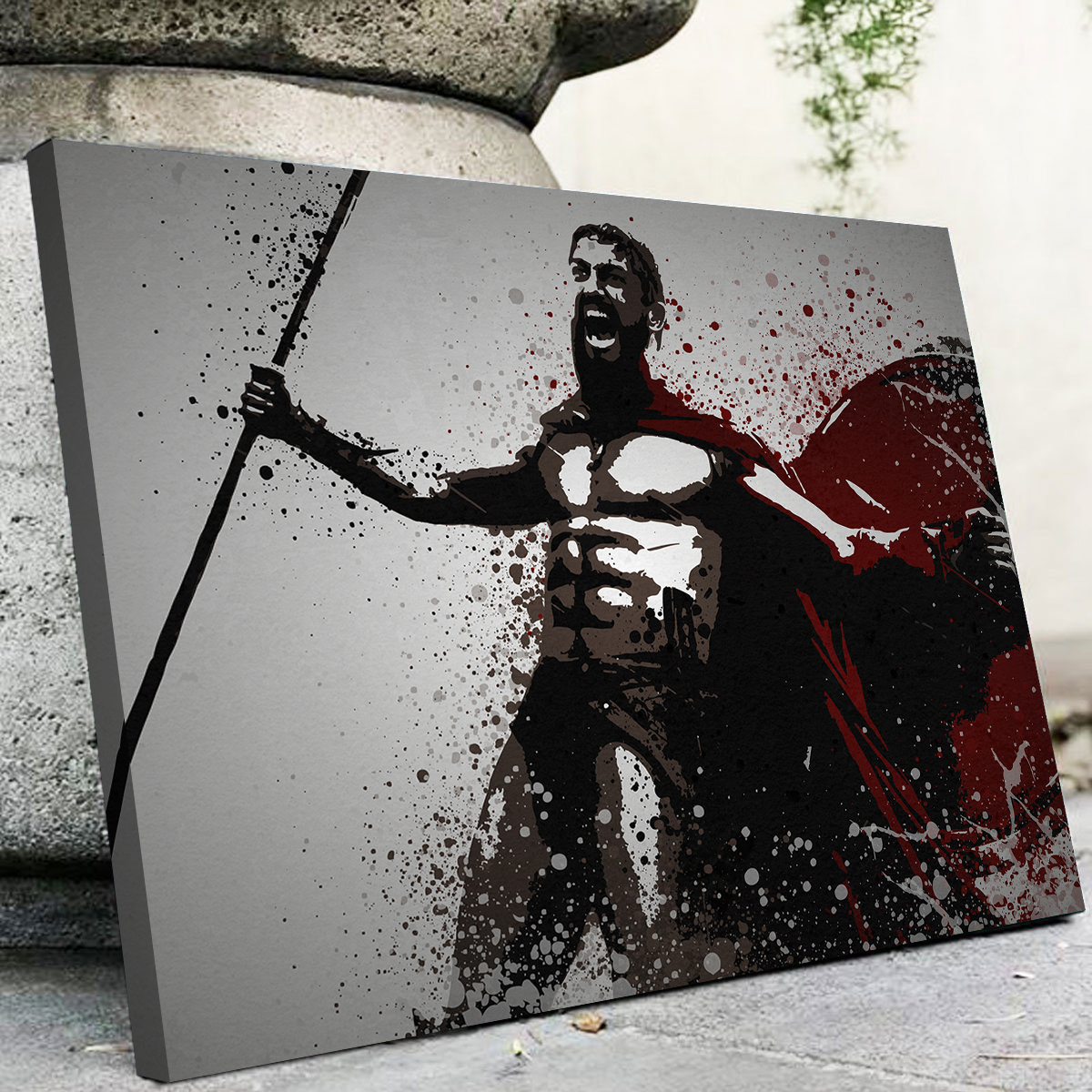 This is Sparta Stunning Wall Art by TM Creative Design