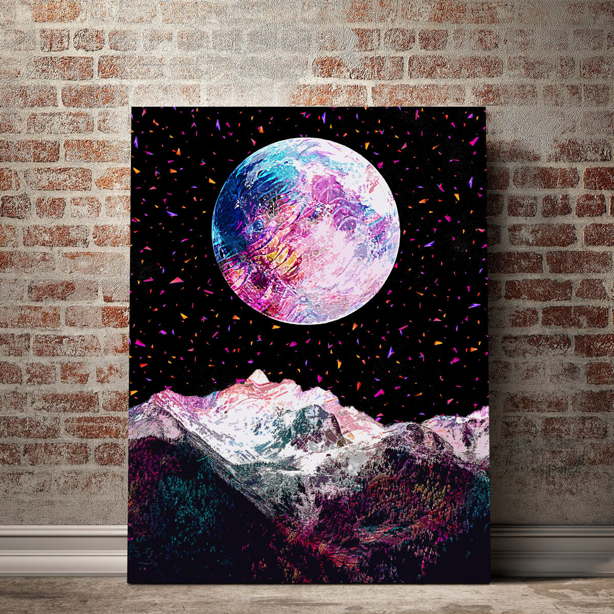 Stunning Moonscape 7 Wall Art by Gab Fernando
