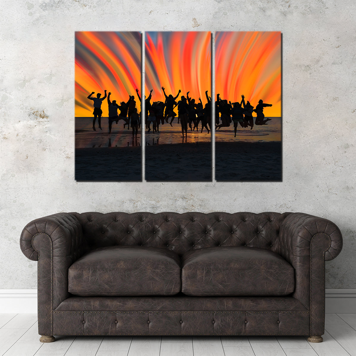 Eye-Catching 'When I Say Jump' Wall Art by Eileen Rollin