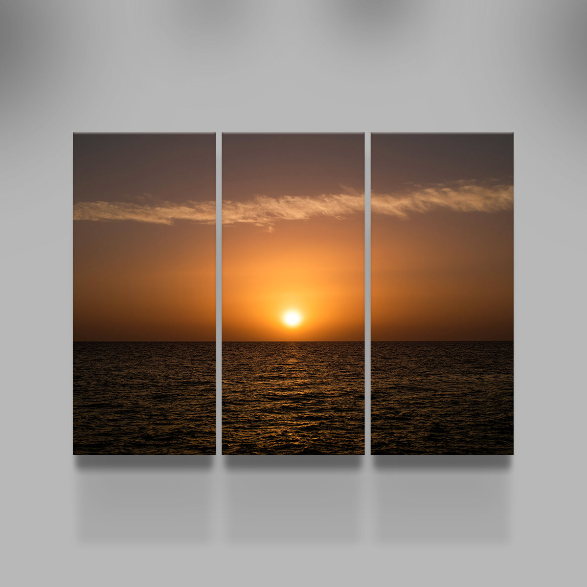 Stunning Marina di Pisa Sunset 2 Wall Art by George Sorin