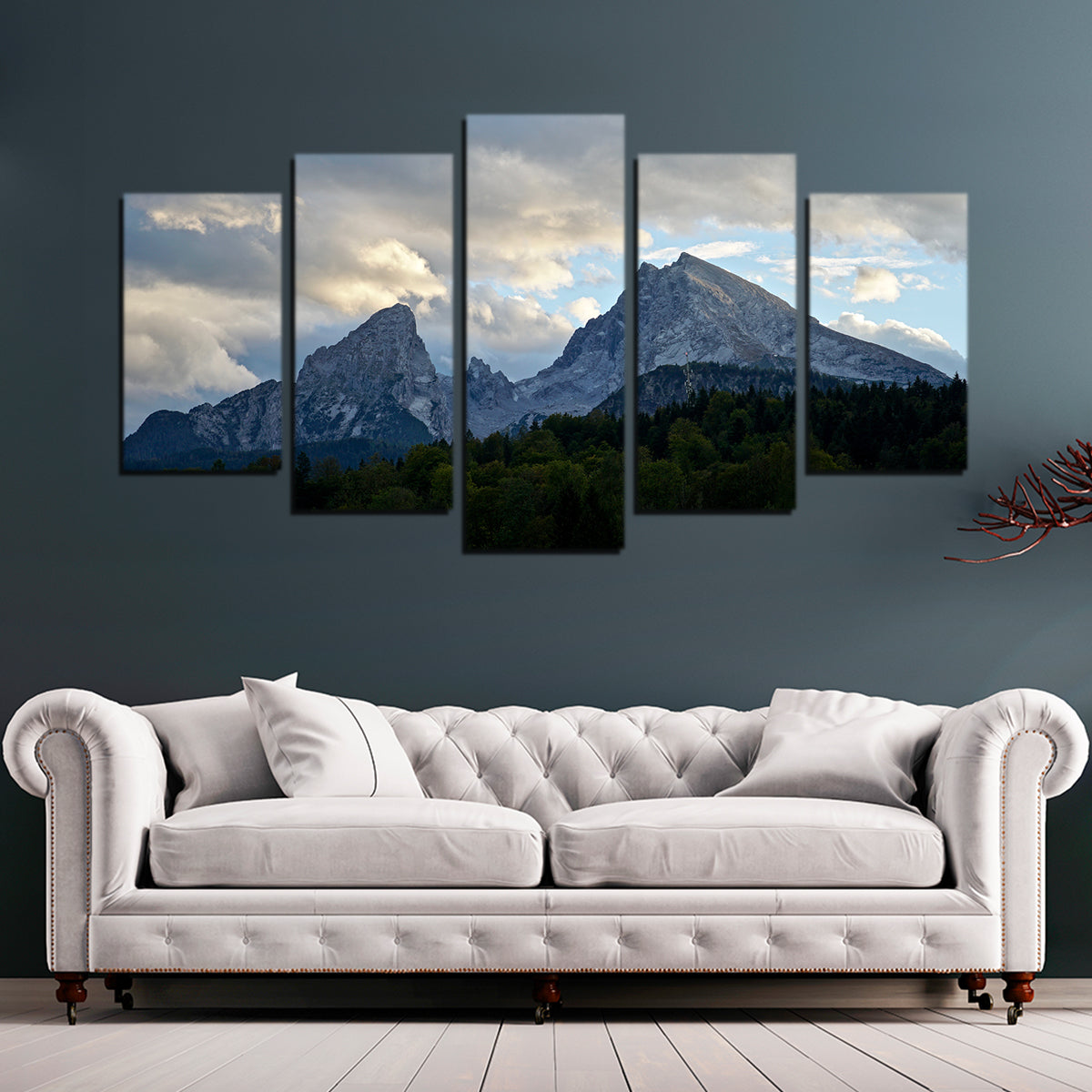 Stunning Watzmann Mountain Wall Art by David Campbell