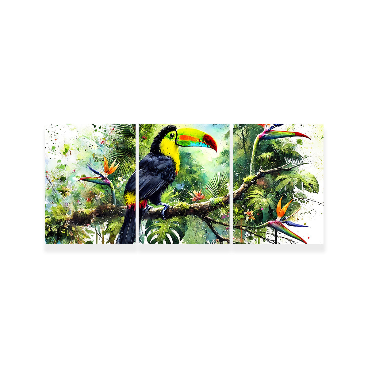 Toucan Watercolor V2 High - Quality Wall Art for Stunning Decor