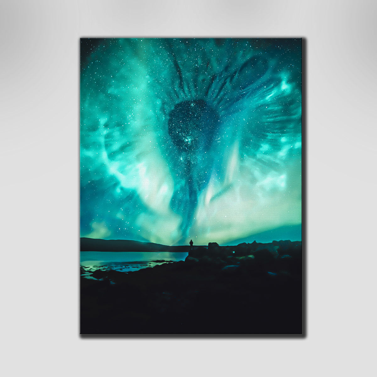 Cosmic Eye Wall Art - Stunning Handmade Canvas Print