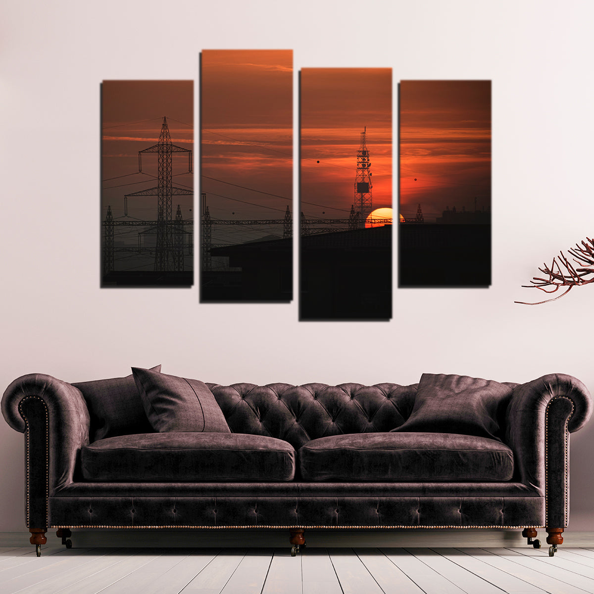 Stunning Bucharest Sunset 2 Wall Art for Your Home Decor
