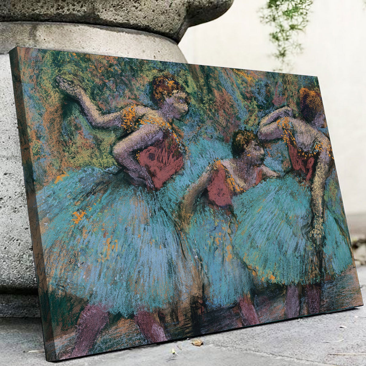 Edgar Degas' Three Dancers Exquisite Wall Art