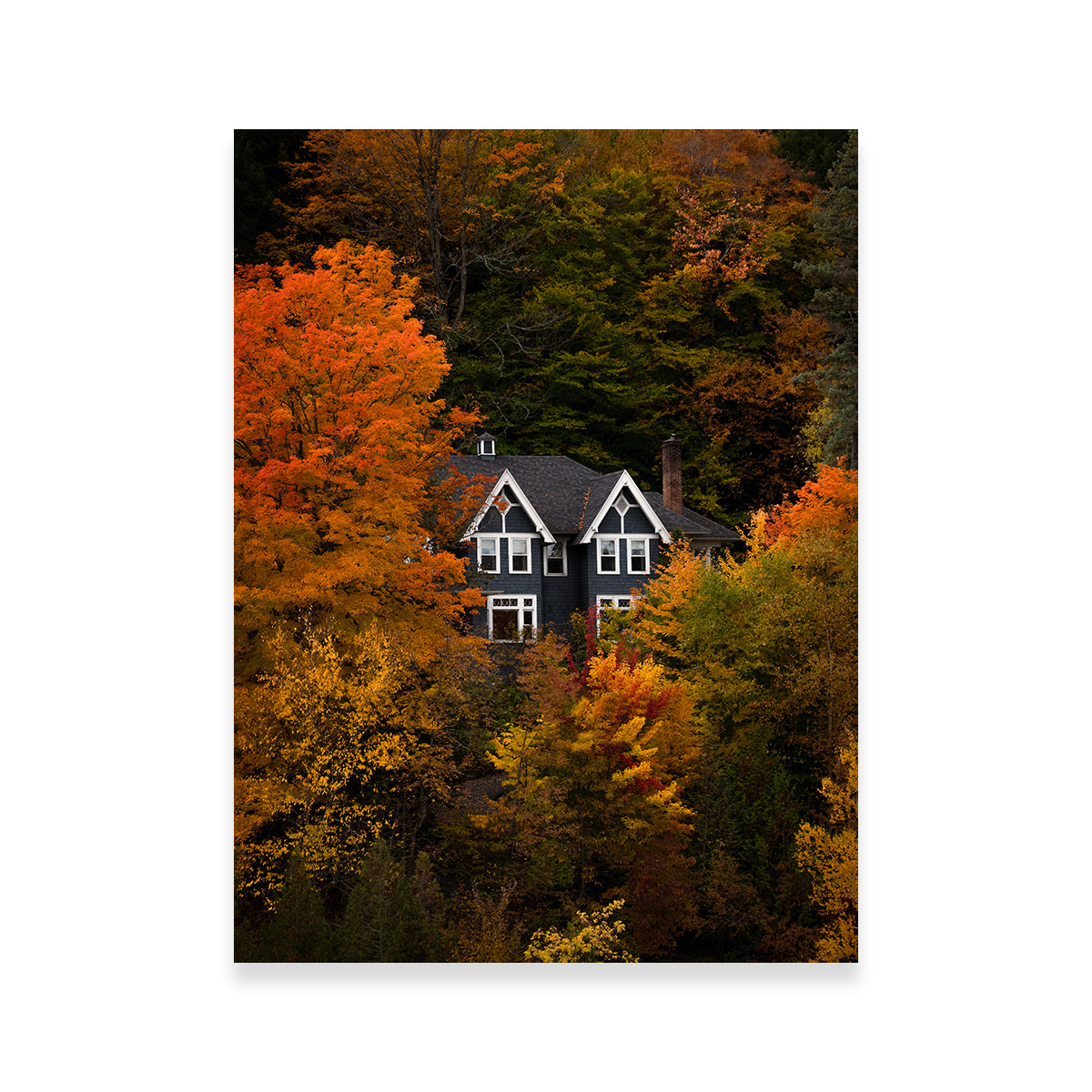 Stunning Fall Getaway Wall Art by Dennis Maida