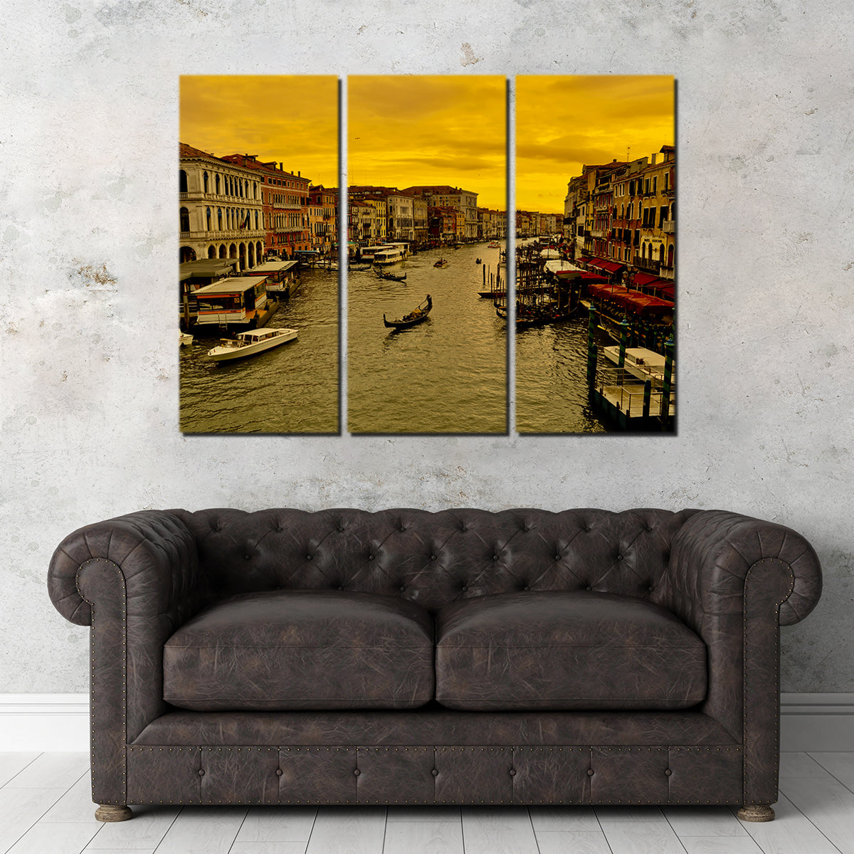 Exquisite Venice Gondola Wall Art by David Campbell