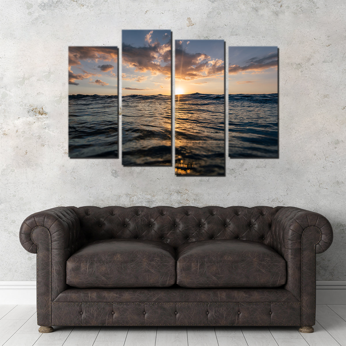 Stunning Sunset Ocean Wall Art by Lucas Moore
