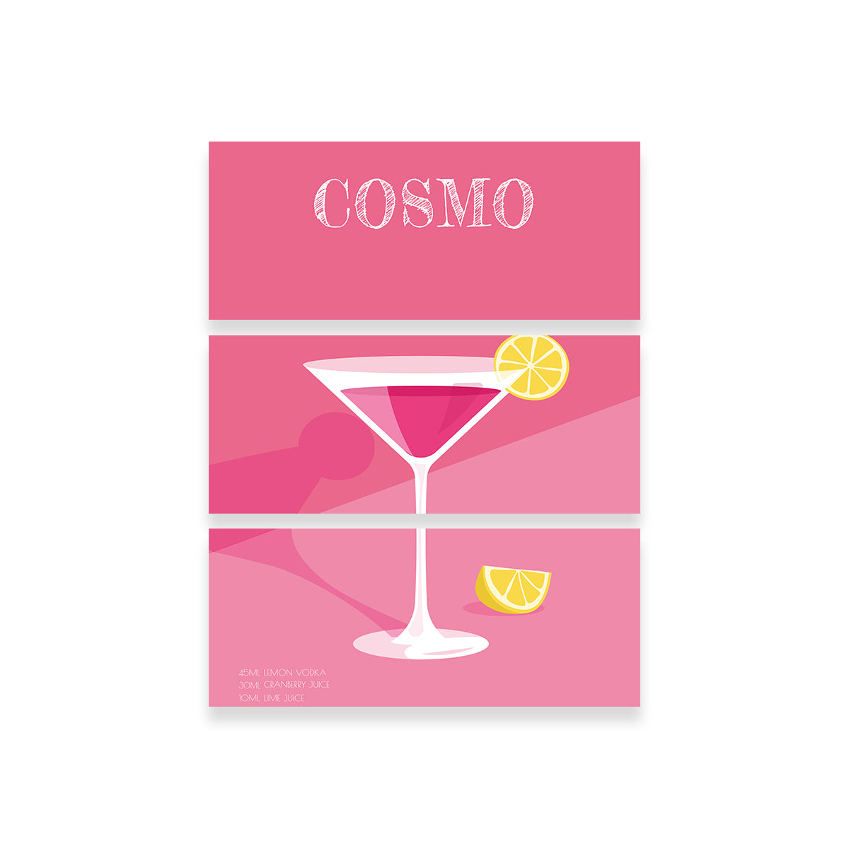 Stunning Cosmopolitan Wall Art by Groovy Vibe Studio