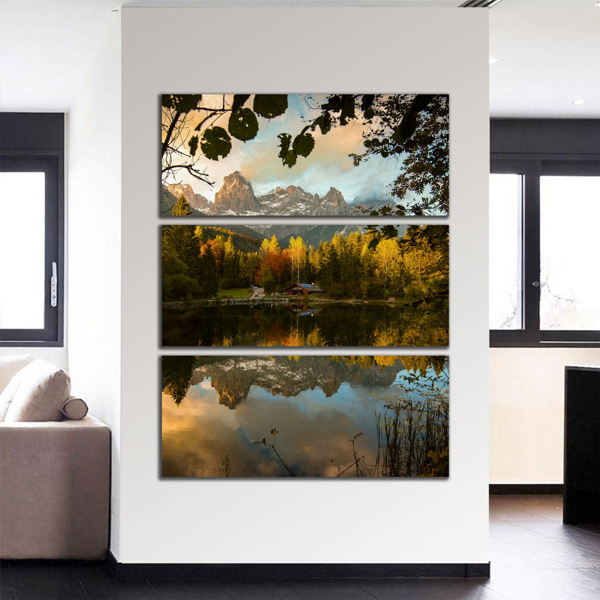 Stunning Lake Welsperg Wall Art by Enzo Romano