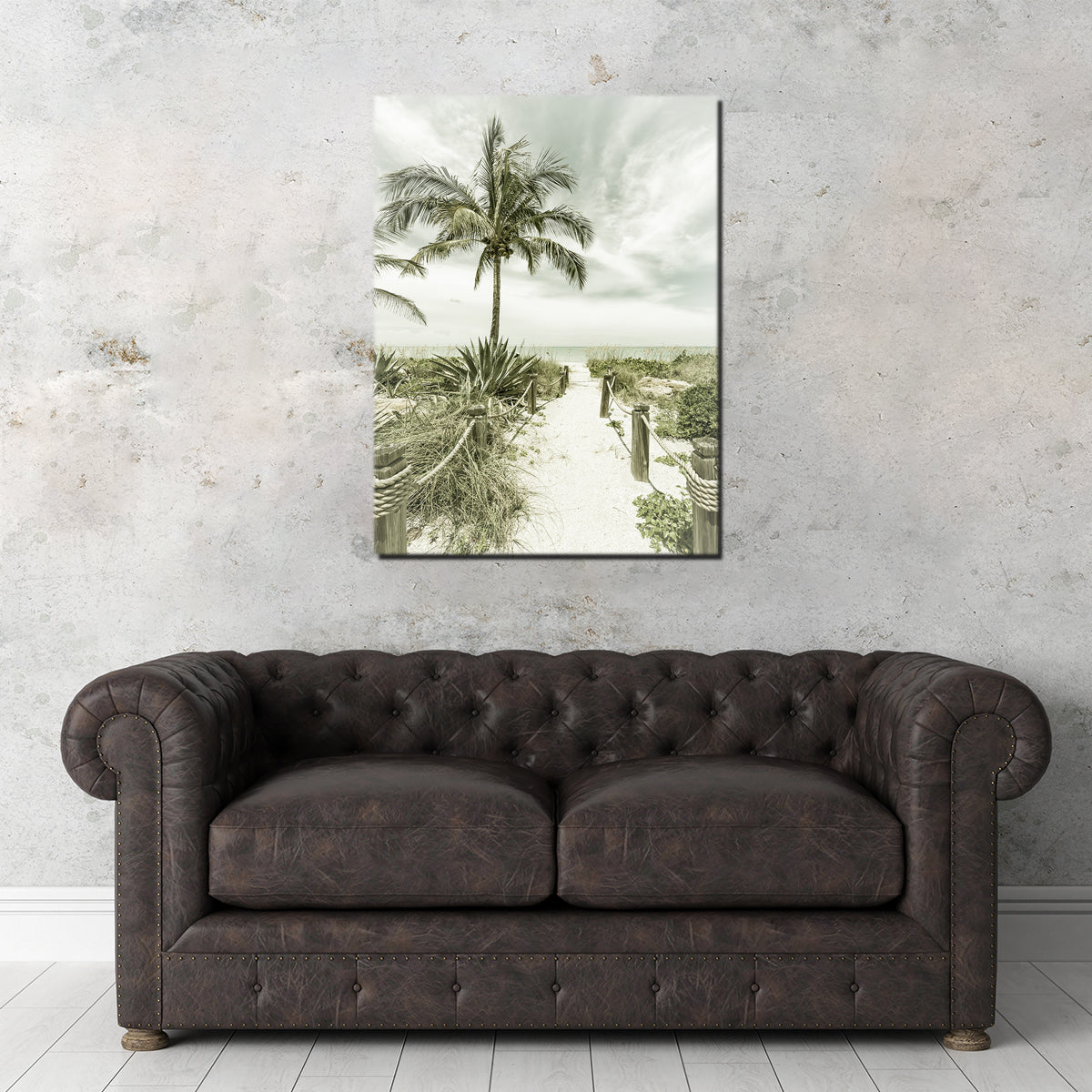 Gorgeous Vintage Path to the Beach Wall Art by Melanie Viola