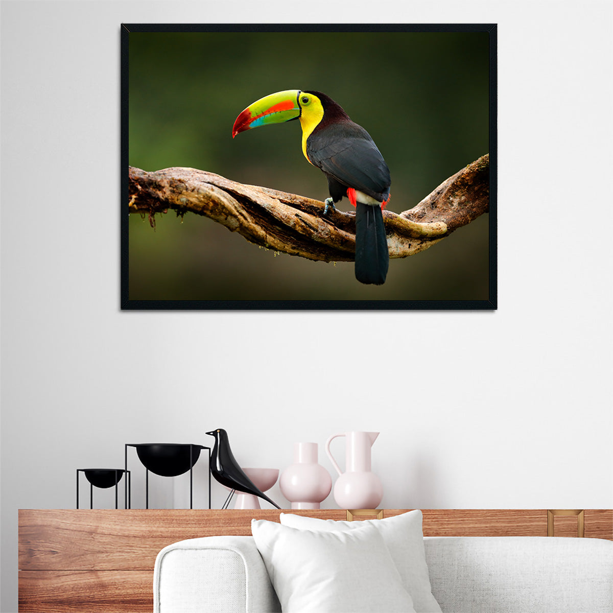 Exquisite Keel - billed Toucan Wall Art for Stunning Home Decor