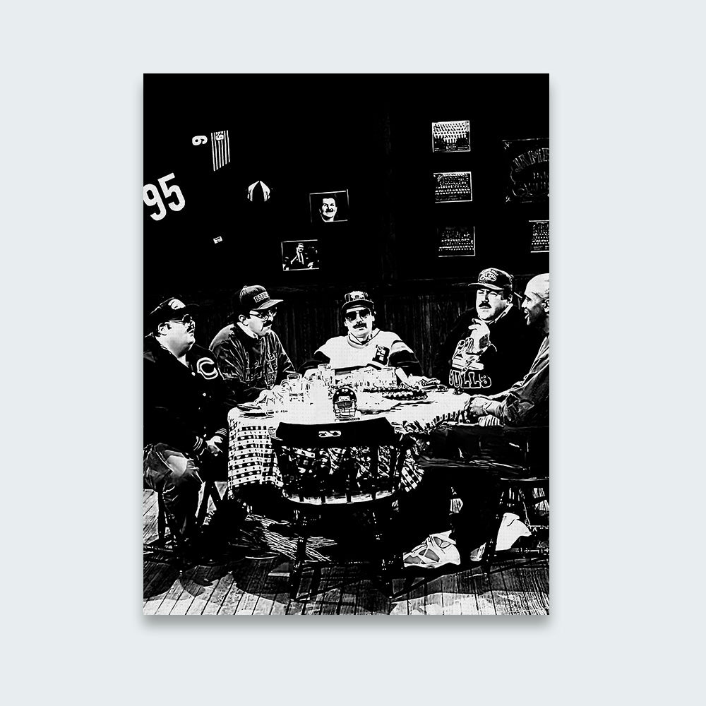 Da Bears Stunning Grayscale Wall Art for Home Decor