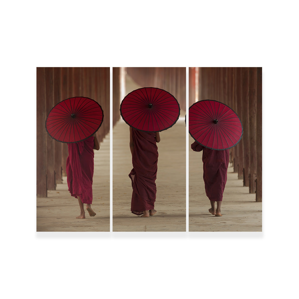 Exquisite Buddhist Monks Artwork from Burma