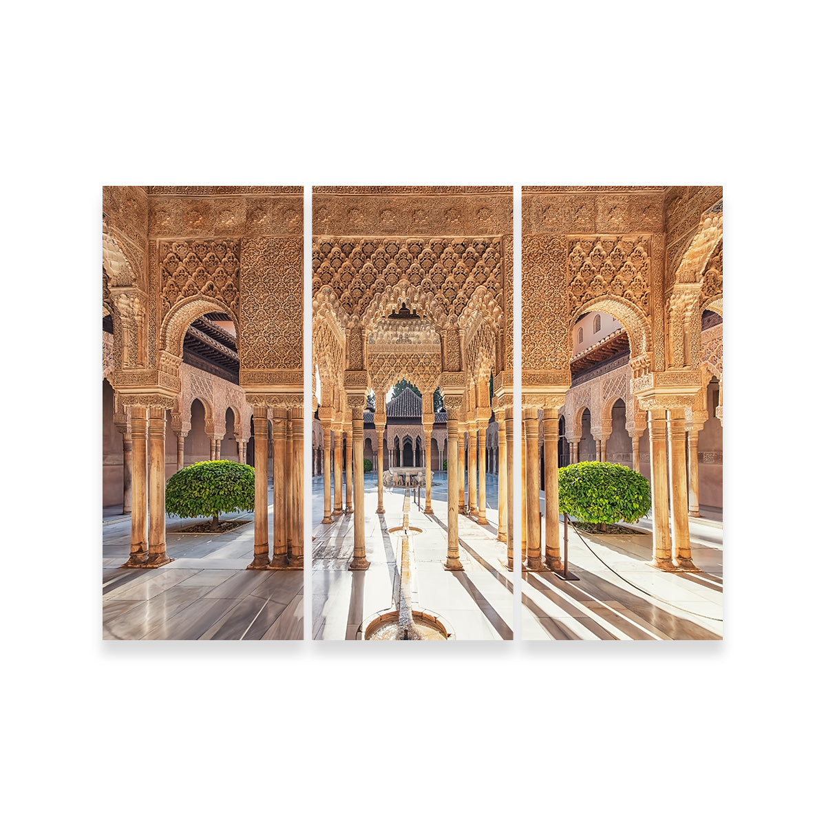Enchanting Sunlight in the Alhambra Wall Art - Captivating Decor Piece