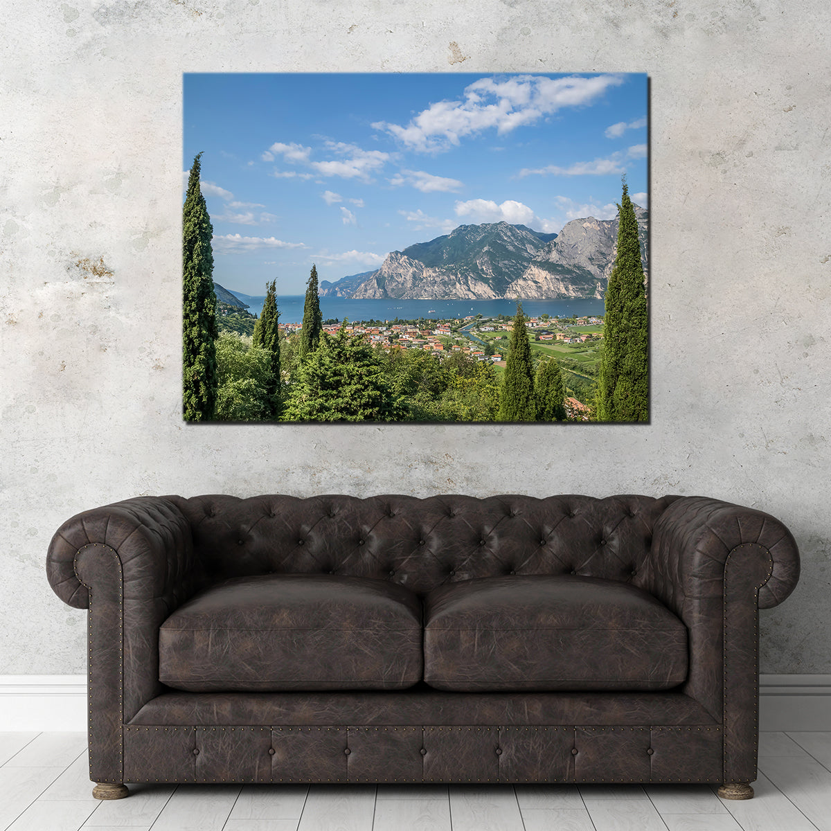 Stunning View of Lake Garda Wall Art by Melanie Viola