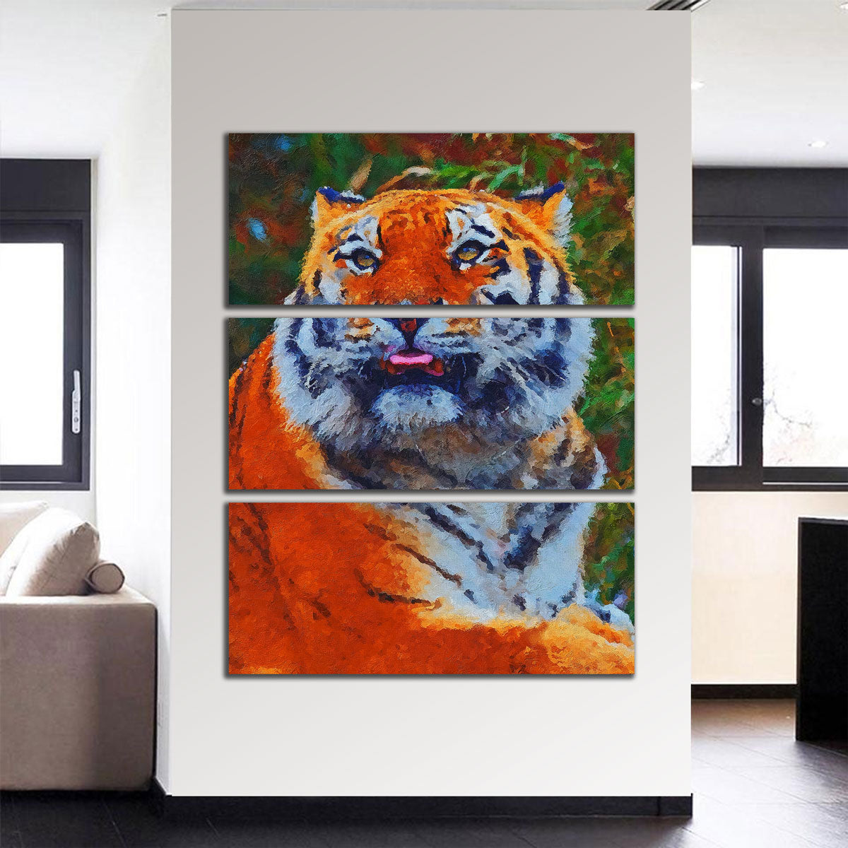 Stunning Tiger 1 Painting Wall Art by Gab Fernando