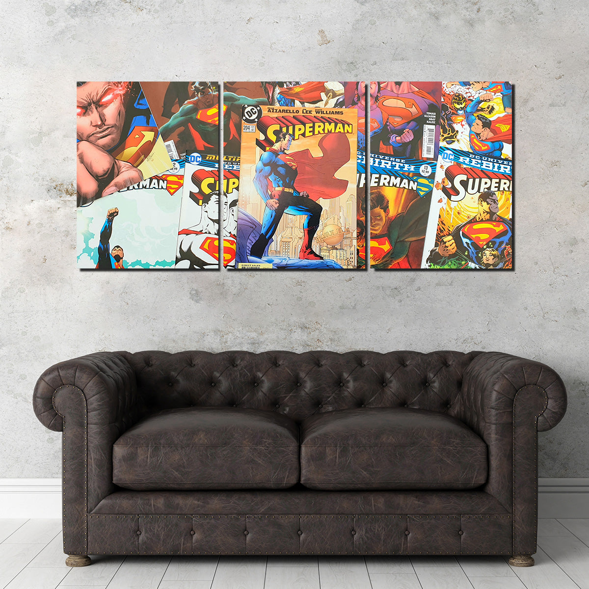 Stunning Superman Comic Books Wall Art for Your Home Decor