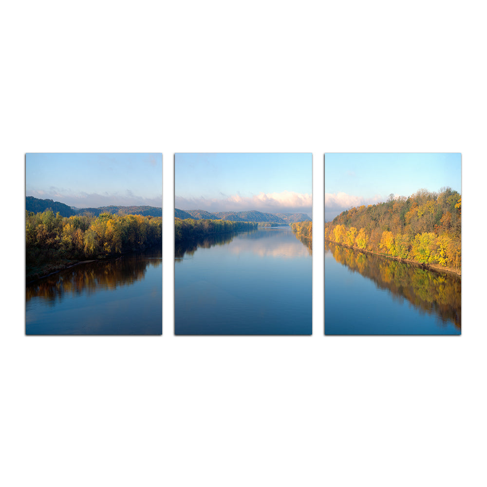 Exquisite Wisconsin River Wall Art - Handmade with Sustainable Pine