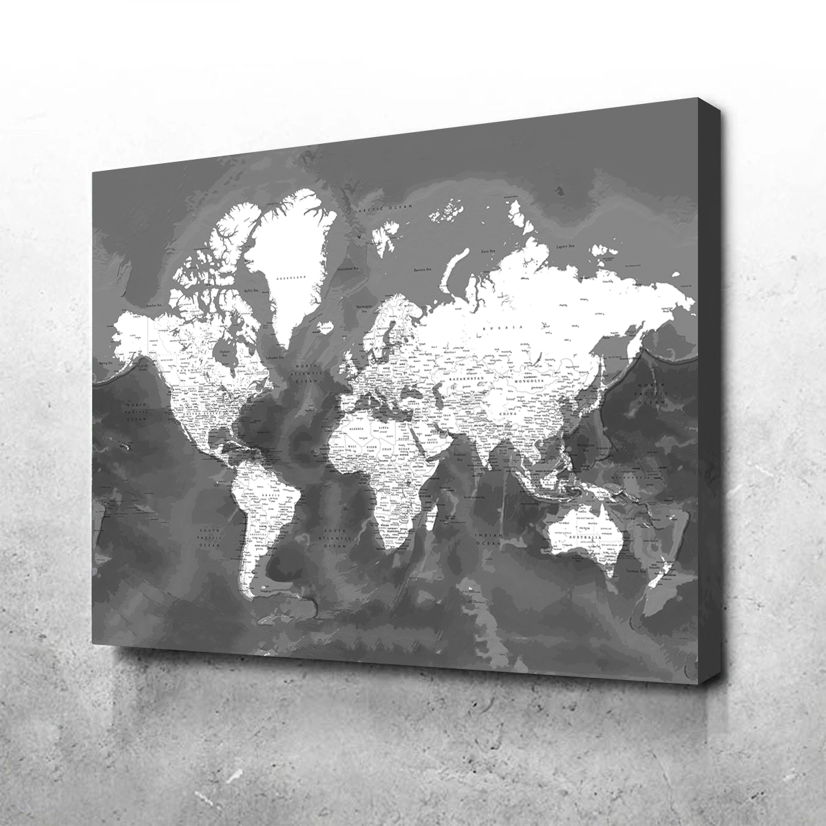 Exquisite World Map 50 Wall Art for Home Decor