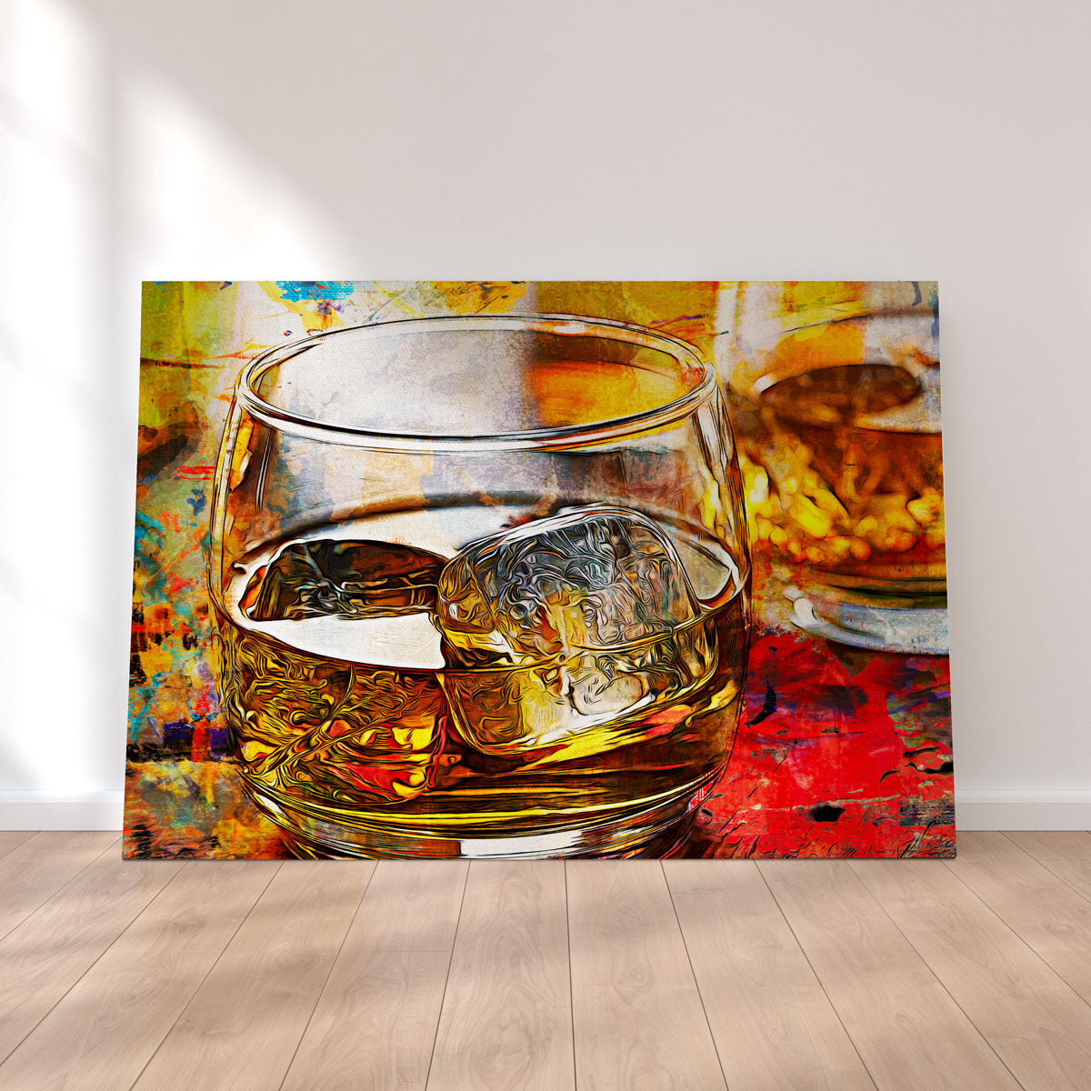 Exquisite Bourbon Whiskey Abstract Wall Art for Stunning Home Decor