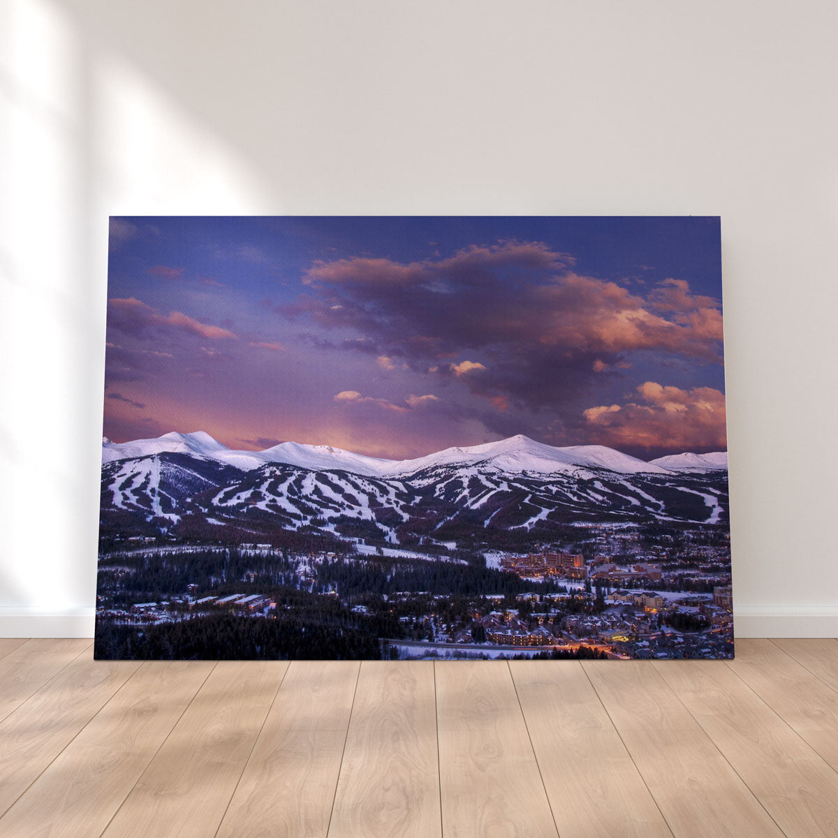 Stunning Breckenridge Wall Art - Sustainable Pine Frame & Museum Quality Canvas