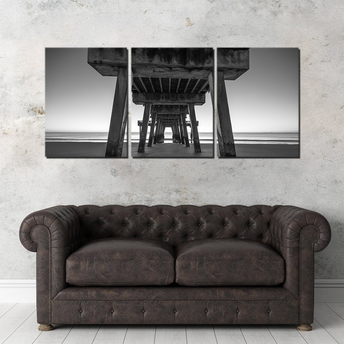 Stunning Tybee Island Black & White Wall Art by Barry Pack