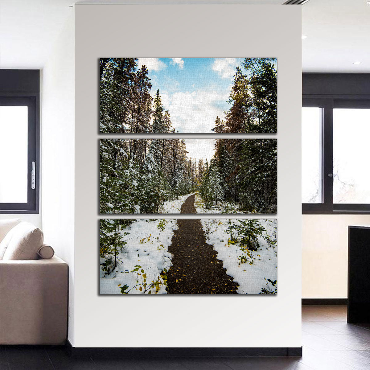 Stunning Winter Path Wall Art by Lucas Moore