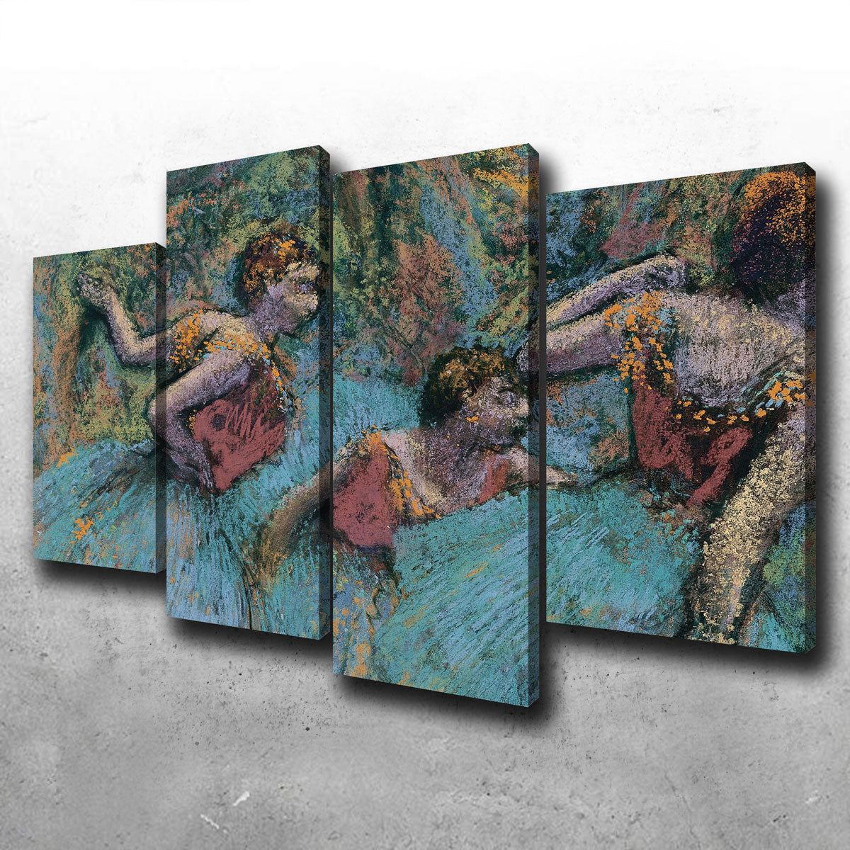Edgar Degas' Three Dancers Exquisite Wall Art