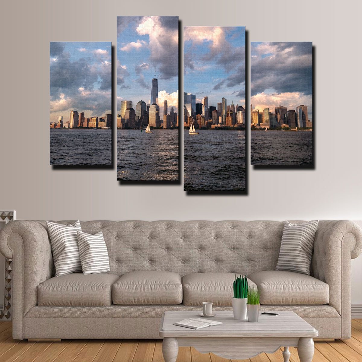 Exquisite Sunset Sails Wall Art by Shaun Mayer