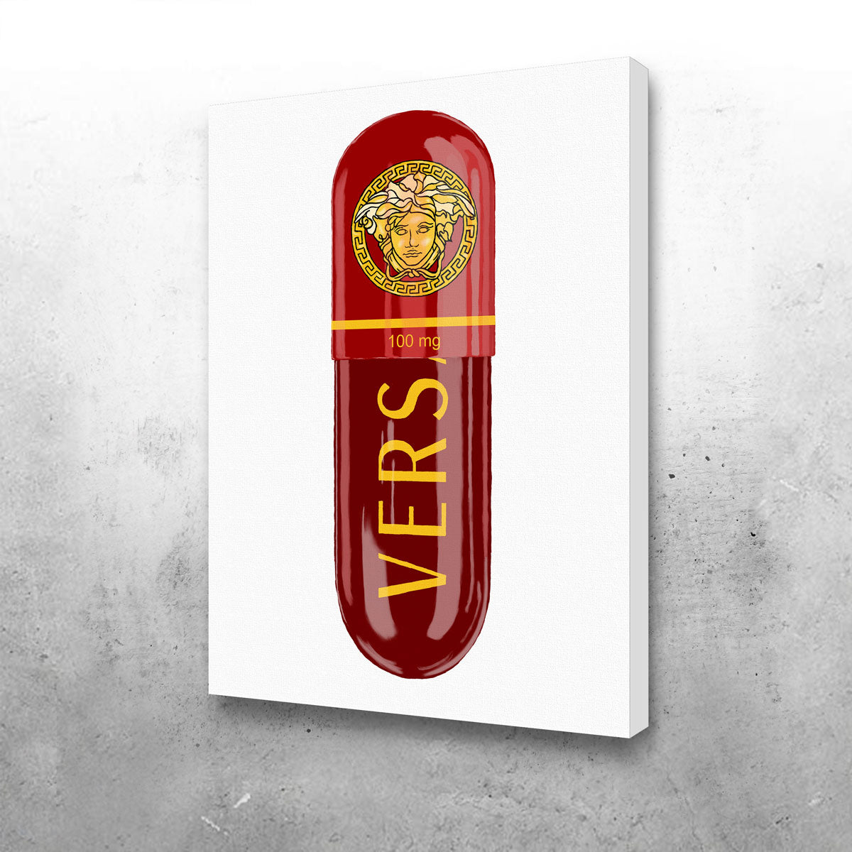 Exquisite Versace Eros Flame 100MG Wall Art by Elias Mikael