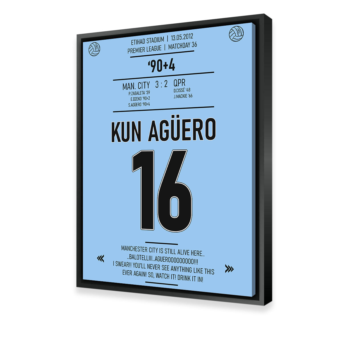 Kun Aguero - Stunning Artwork on Museum Quality Canvas
