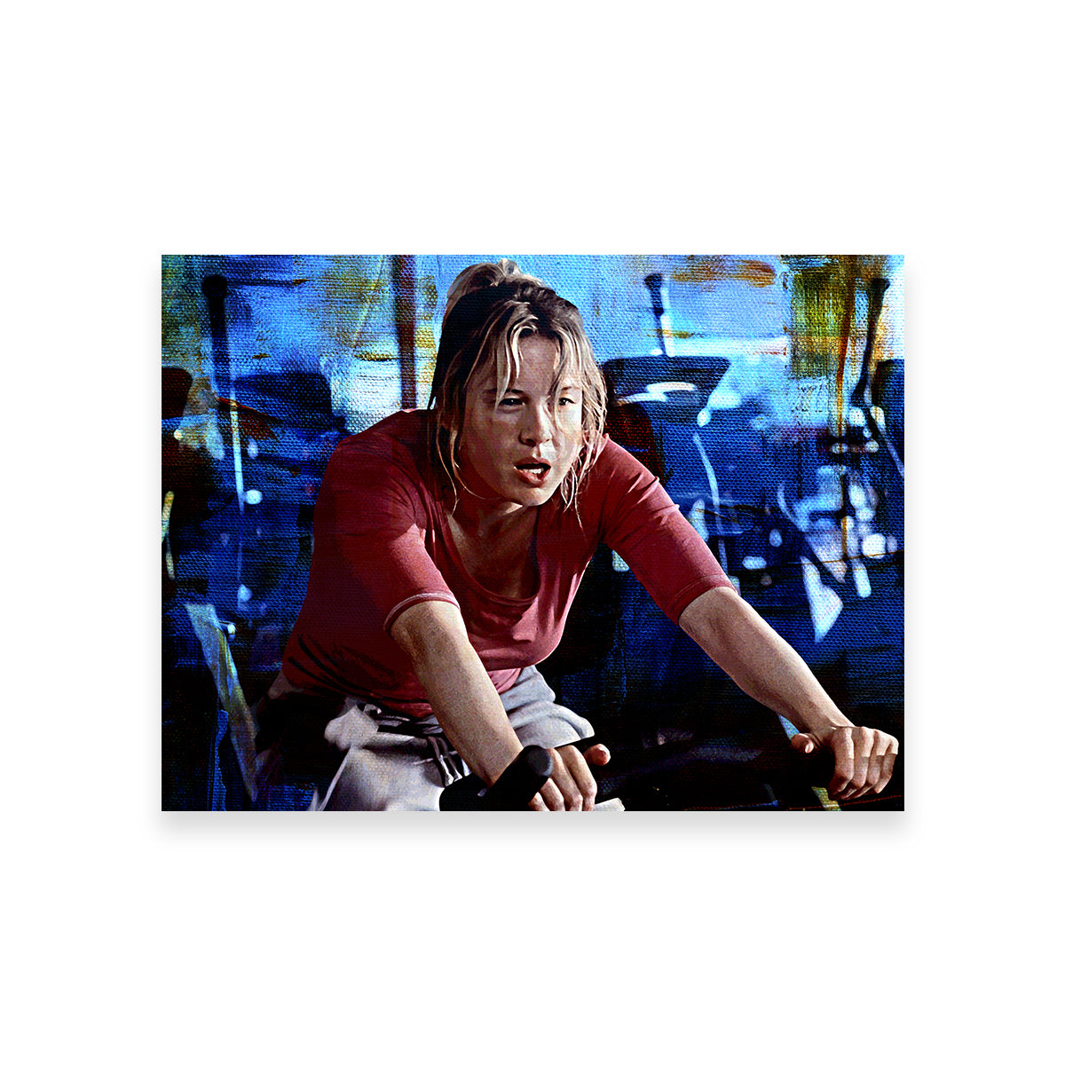 Bridget Jones Workout Inspiring Wall Art for Fitness Enthusiasts
