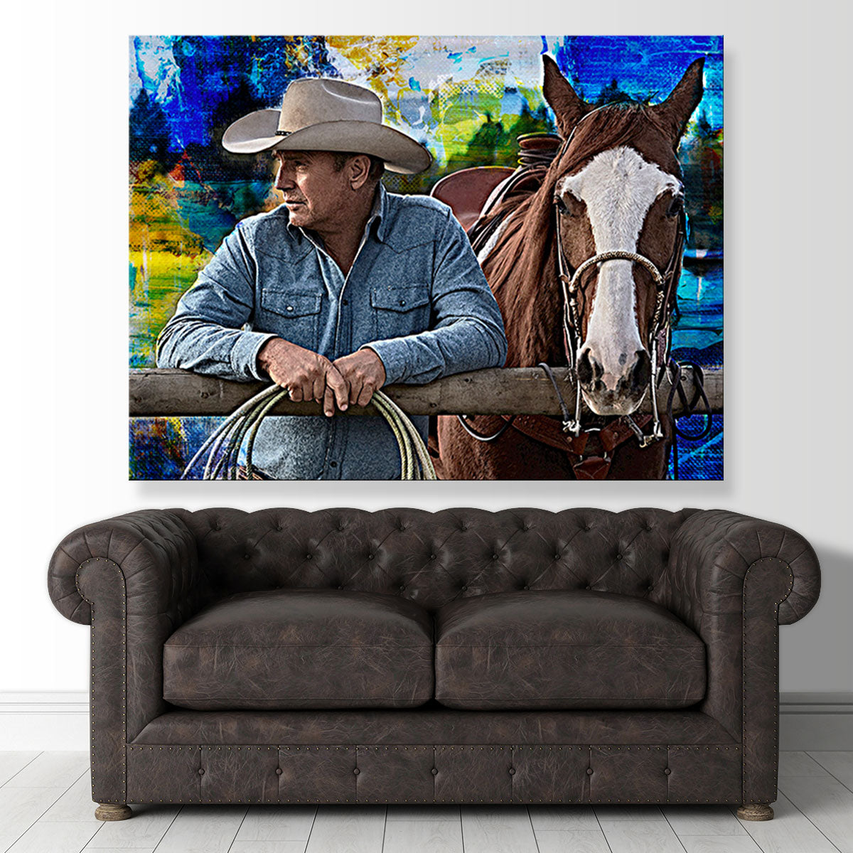 Stunning John Dutton & Horse Wall Art for Your Home Decor