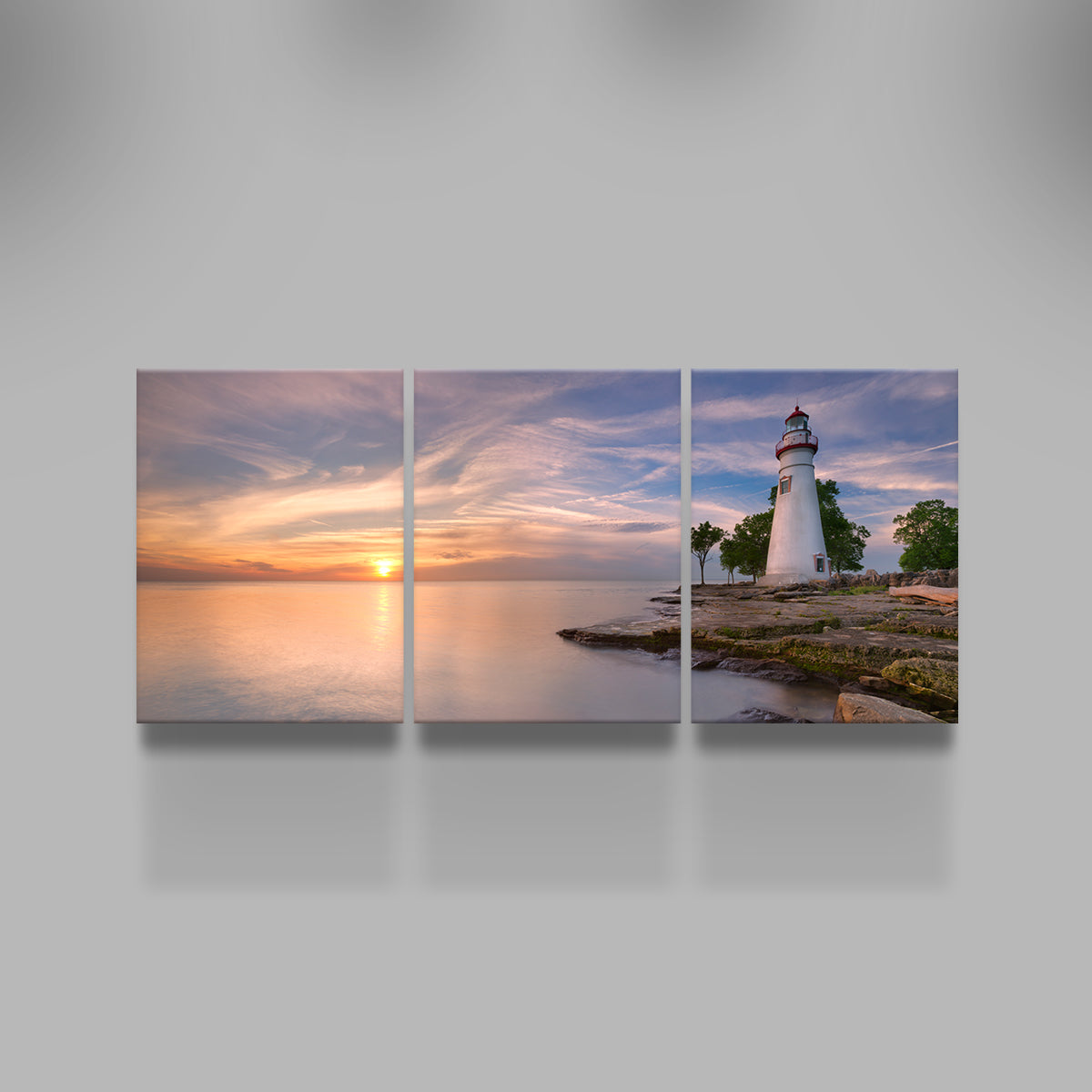 Gorgeous Marblehead Lighthouse on Lake Erie Wall Art for Stunning Decor
