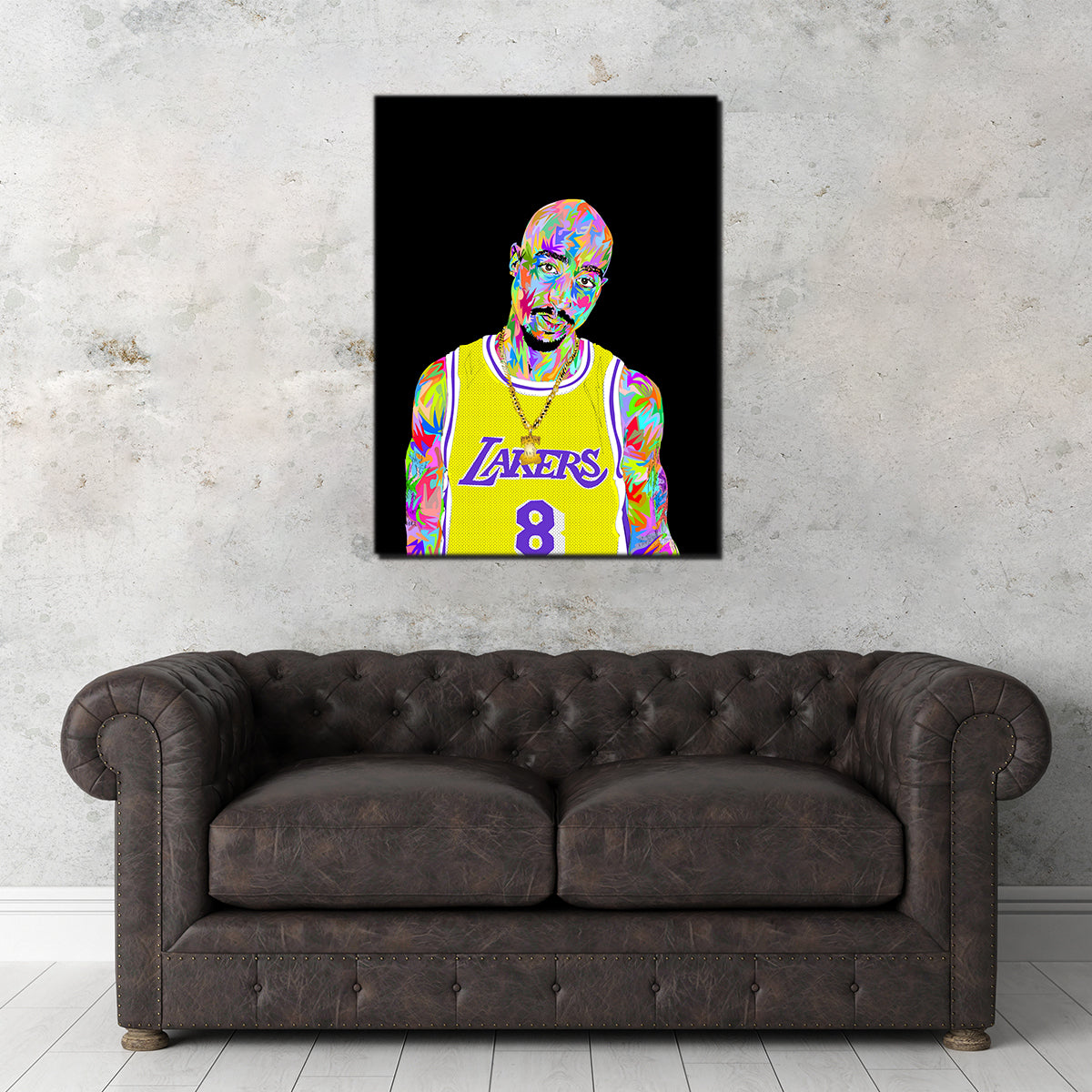Tupac Kobe Wall Art - Stunning Museum-Quality Canvas Prints