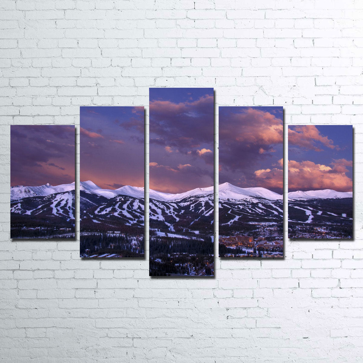 Stunning Breckenridge Wall Art - Sustainable Pine Frame & Museum Quality Canvas