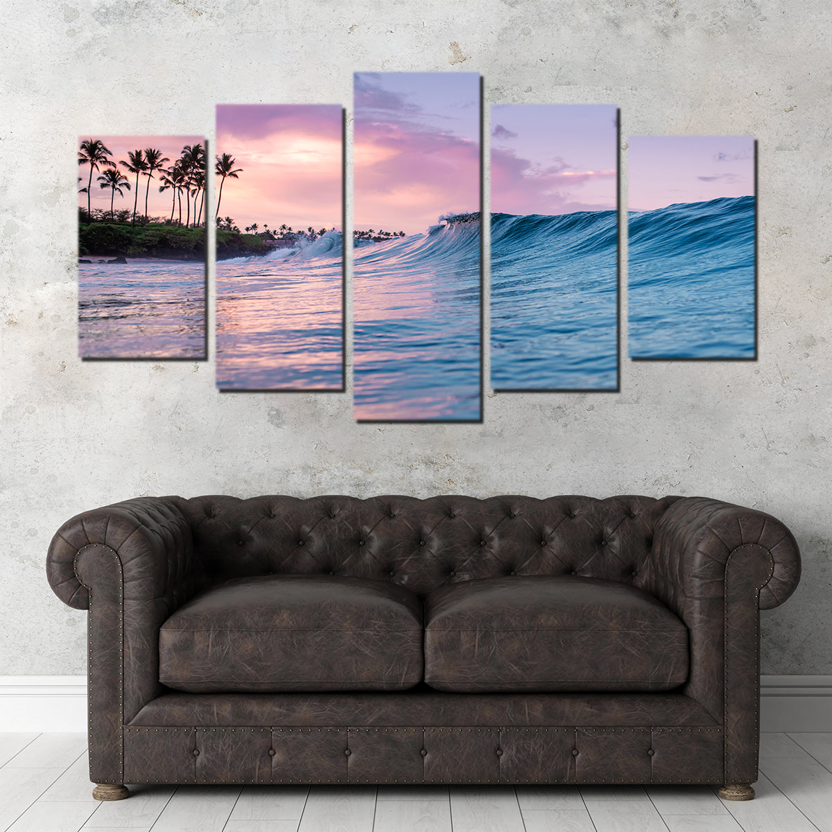 Gorgeous Sunrise Waves Wall Art by Lucas Moore