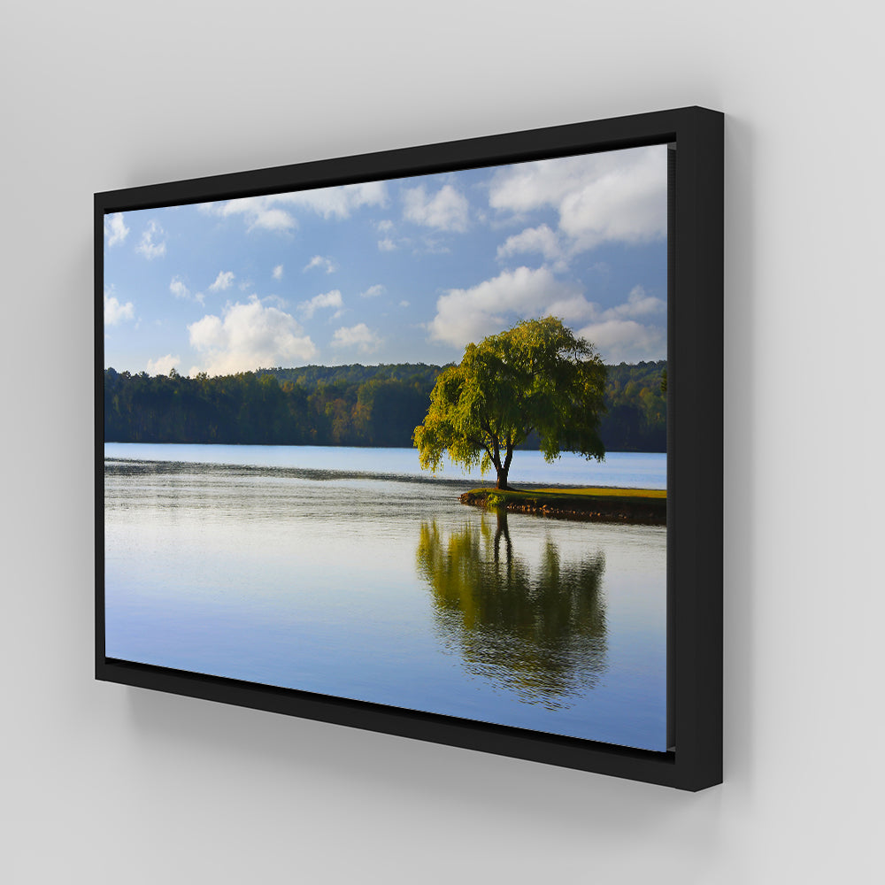 Stunning Willow Tree On The Tennessee River Wall Art for Your Home Decor