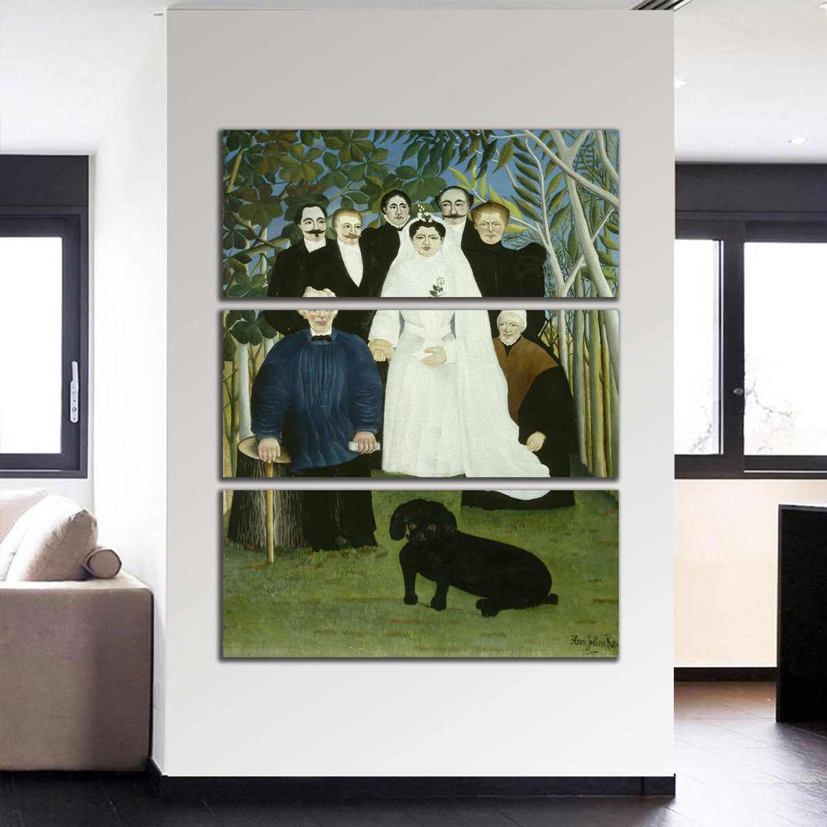 Stunning Henri Rousseau Wedding Party Wall Art