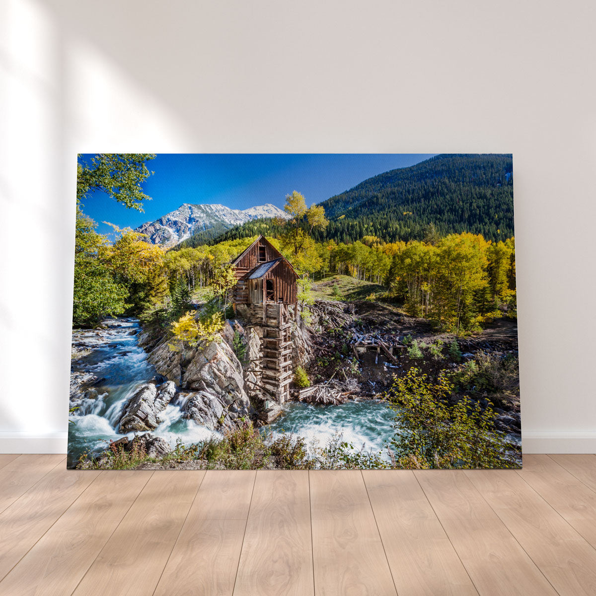 Exquisite Crystal Mill Wall Art - Museum-Quality Canvas Print