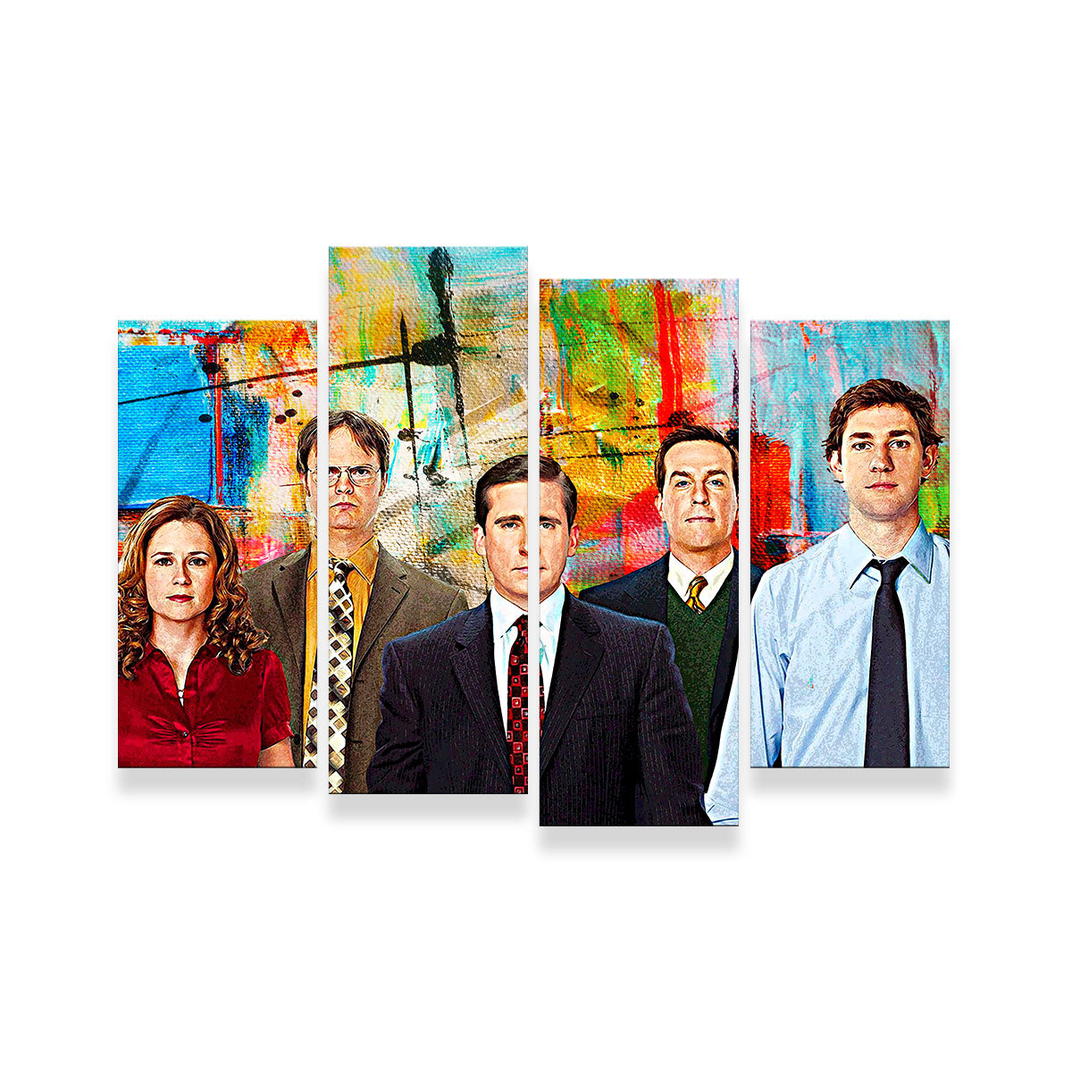 Exquisite The Office Wall Art - Sustainable Pine Wood Framed Museum Quality Canvas
