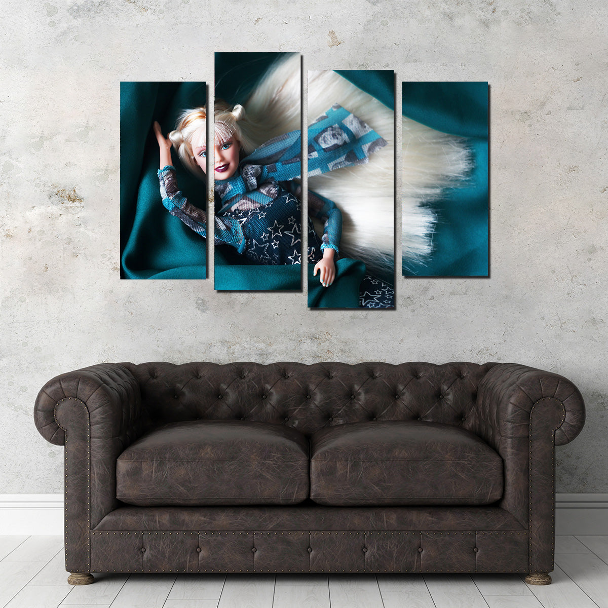 Exquisitely Stylish Barbie - A Captivating Decor Piece